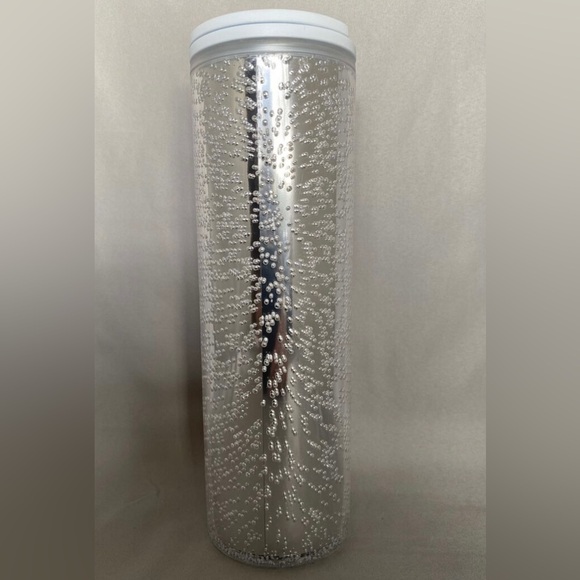 Starbucks Silver White Bubble Hot Cold Cup Tumbler Insulated 2020 Release NWT - Picture 15 of 15
